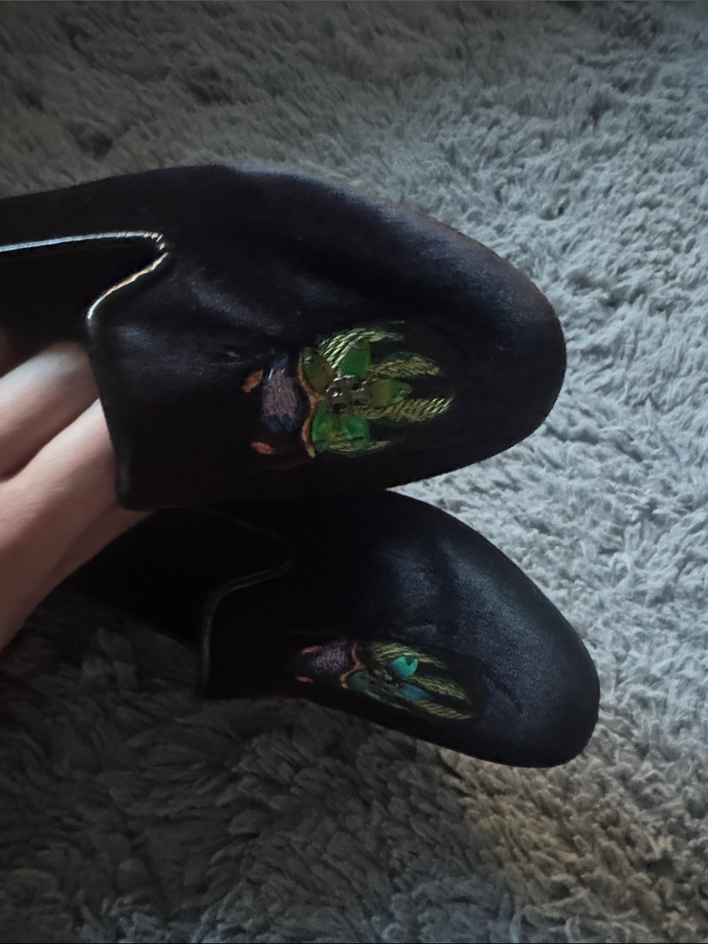Tory Burch Easton Beetle Loafers Size 7.5 - Picture 8 of 13
